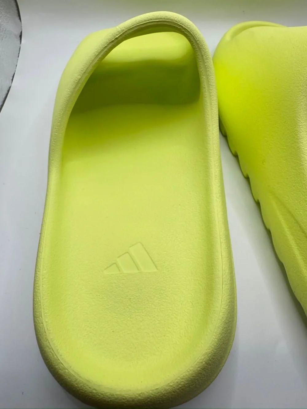 Adidas Yeezy Neon Yellow Foam Slide Sandals